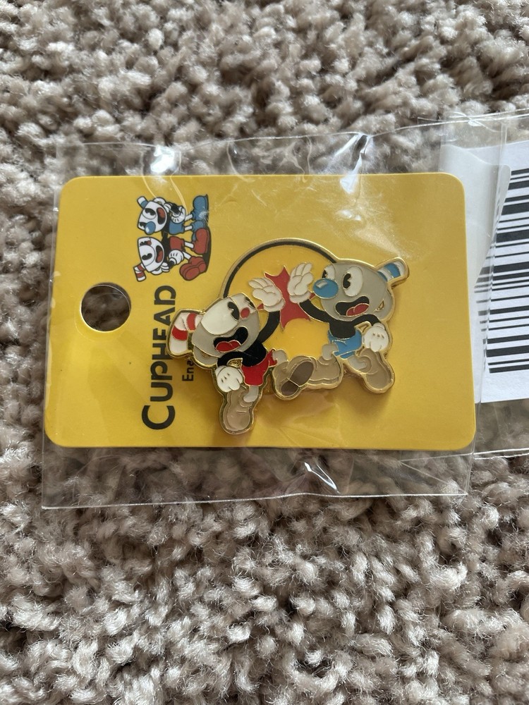 Cuphead & Mugman High Five Enamel Pin Loungefly