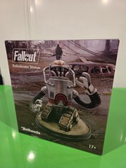 Fallout Robobrain Polyresin Statue Figure Army Regular Silver COA# 333/600