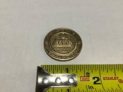 Vintage Bob Omb Super Mario Nintendo Coin Token Frankford Candy CPL 190415 CHINA