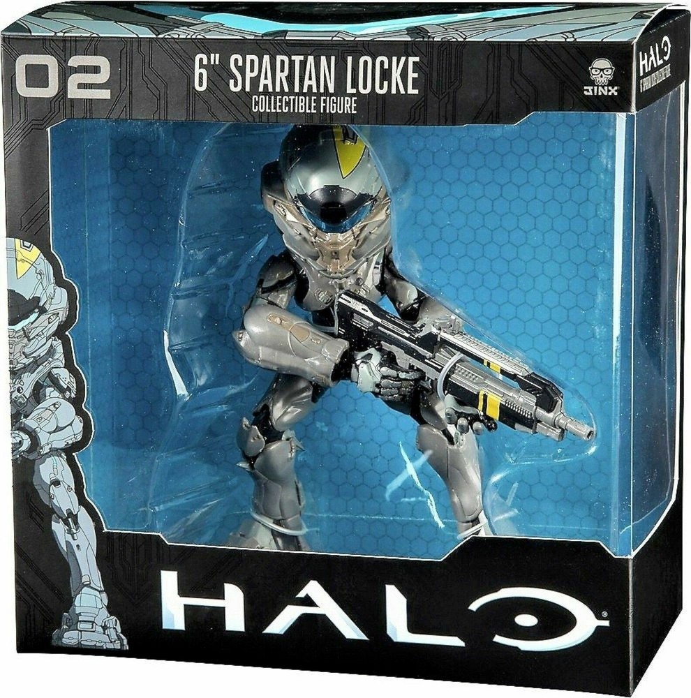 NEW Jinx Halo 6″ SPARTAN LOCKE with Battle Rifle Collectible Vinyl Figure 02