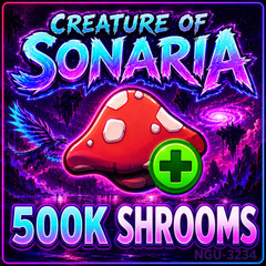 [💎] Creature of Sonaria | 500K Shroom | COS | Fast & Easy [💎]