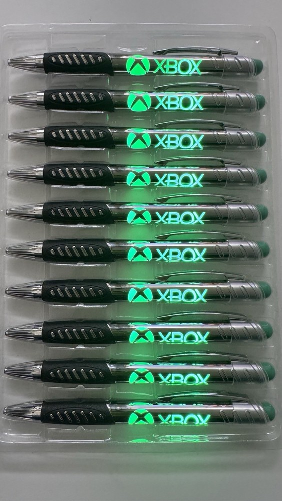 Xbox Promo Pen Lights Up Microsoft Xbox Logo Very Rare Collectible NEW