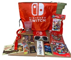 Nintendo Switch Promo Swag Bags: 20 Items Sunglasses Keychains Puzzles & More