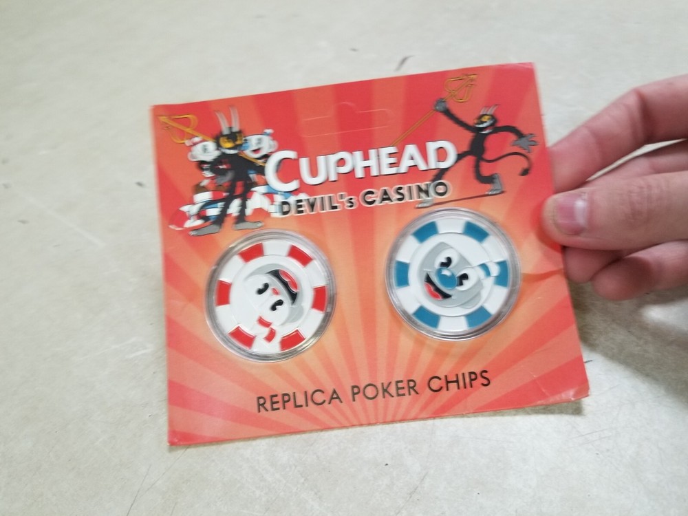 Cuphead Devil’s Casino Custom Poker Chips Official LIMITED EDITION LE RARE