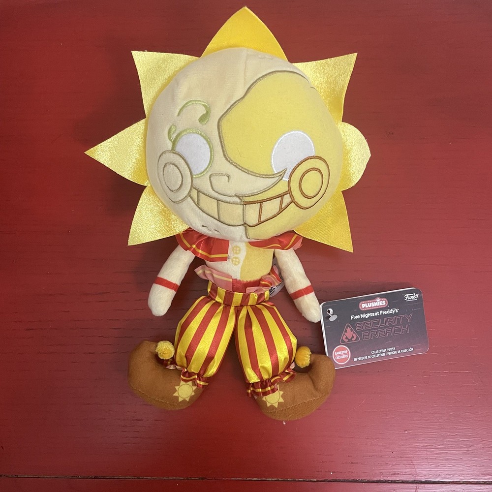 Five Nights at Freddy’s Sun Plush Funko Security Breach Sundrop FNAF 10” NWT
