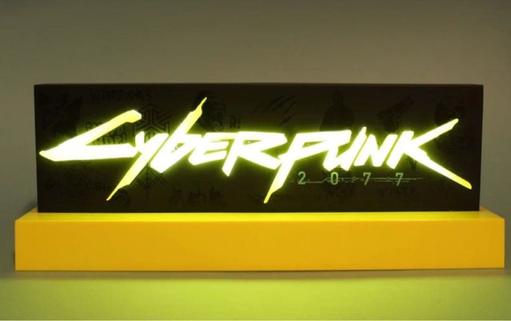Neamedia Icons Cyberpunk 2077 Rechargeable Faux Neon Light New