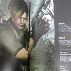 BIOHAZARD 4 Resident Evil Soundtrack & Visual Art Book w/CD PS2 2005 1st Ed. c
