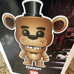 Funko Pop! Games Flocked Freddy #106 Barnes & Noble Exclusive Vinyl Figure