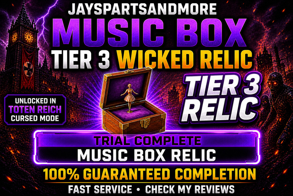 Music Box Tier 3 Wicked Relic Toten Reich Cursed Mode Carry FAST BO7 Zombies