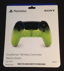 Sony Playstation PS5 DualSense Hyperpop Controller Remix Green Store PROMO Card