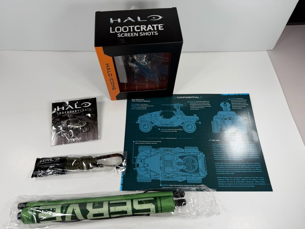 Halo Legendary Loot Crate NOBLE Halo Icons Noble Six 100% Complete