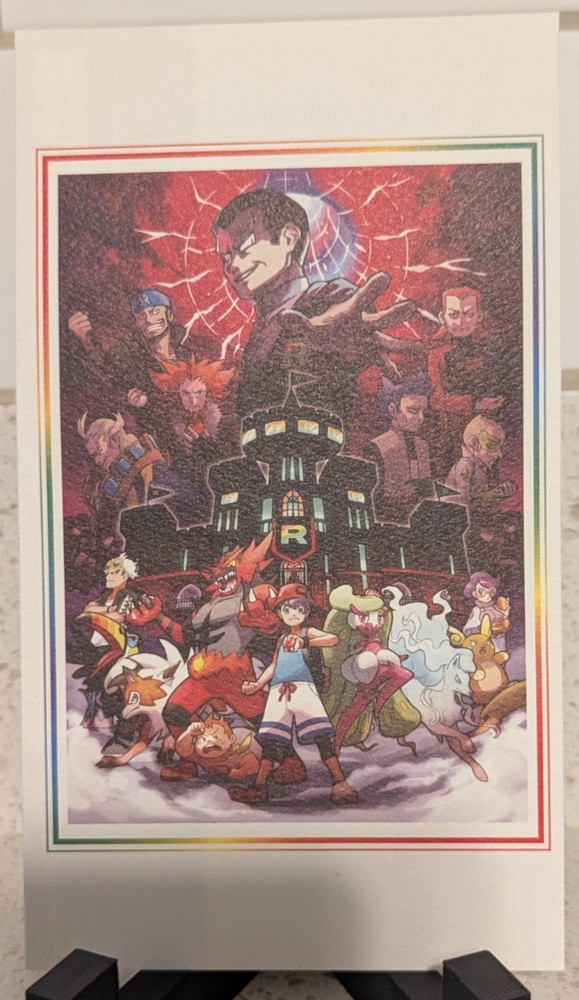 Pokemon Ultra Sun Ultra Moon Team Rainbow Rocket Promo Postcard Nintendo