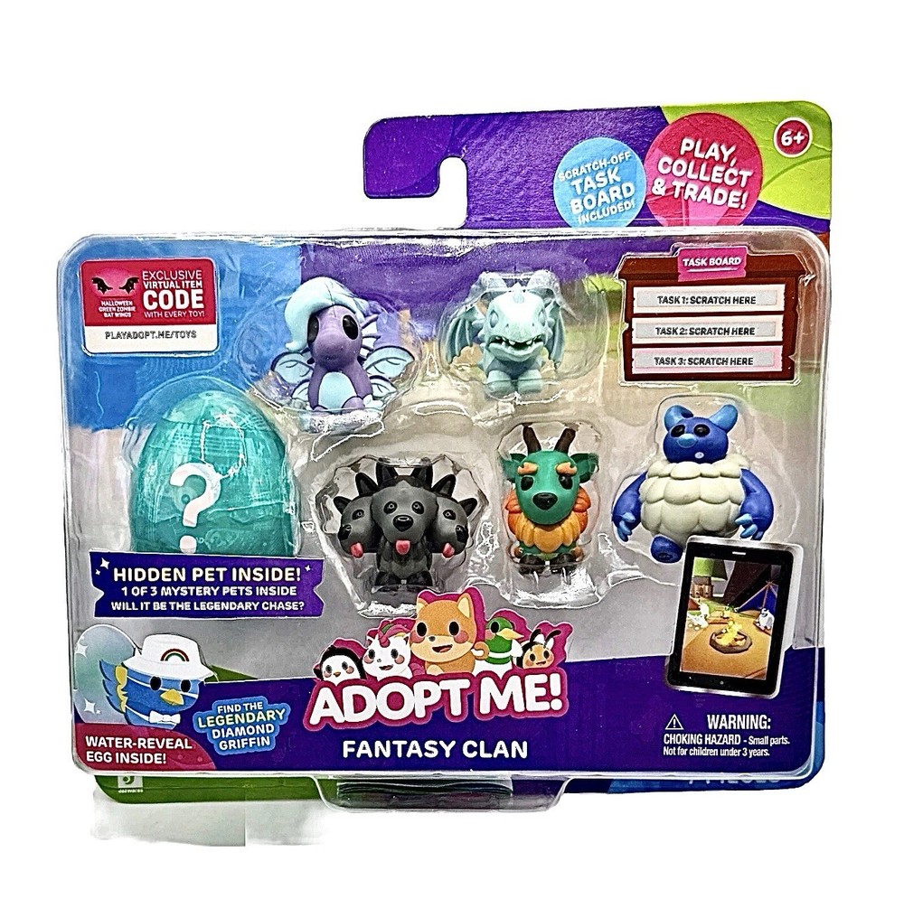 Multipack Adopt Me! Fantasy Clan Wave 2 Mystery Animal & Virtual Code FREE SHIP