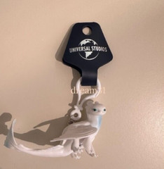 Epic Universe Isle of Berk How to Train Your Dragon Light Fury Figurine Keychain