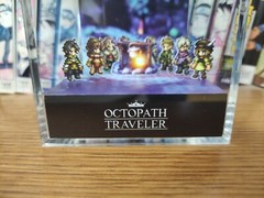 Octopath Traveller 1 Campfire Handmade Diorama – Retro Gaming Cube – Fanart