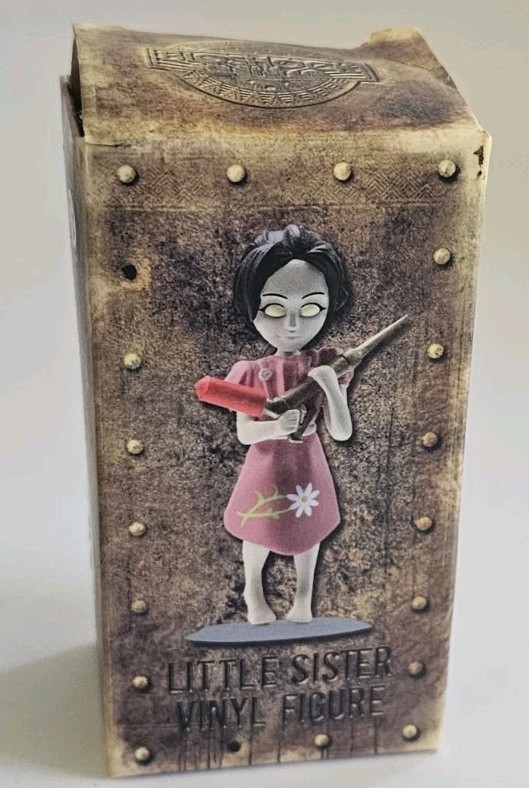 Loot Crate Bioshock Little Sister w ADAM syringe vinyl figure approx 3″ in. tall