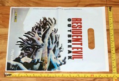 Resident Evil 1 4 Outbreak PS 2 Capcom Promo Shopping Plastic Bag like Poster