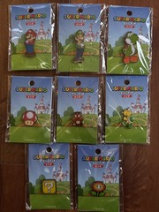 Nintendo Super Mario Enamel Pin Badge Full Set of 8 Mario Luigi Yoshi Japan New