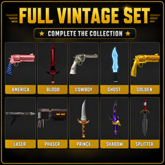 Roblox Murder Mystery 2 MM2 Full Vintage Bundle (CHEAPEST PRICE)