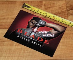 Old Vintage Blade 1998 Promo German Contest Postcard Post Card Rare