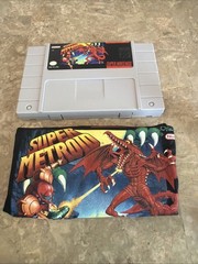 THINKGEEK SUPER METROID SNES Oversize Cartridge WALL CASE + SHIRT Small NINTENDO