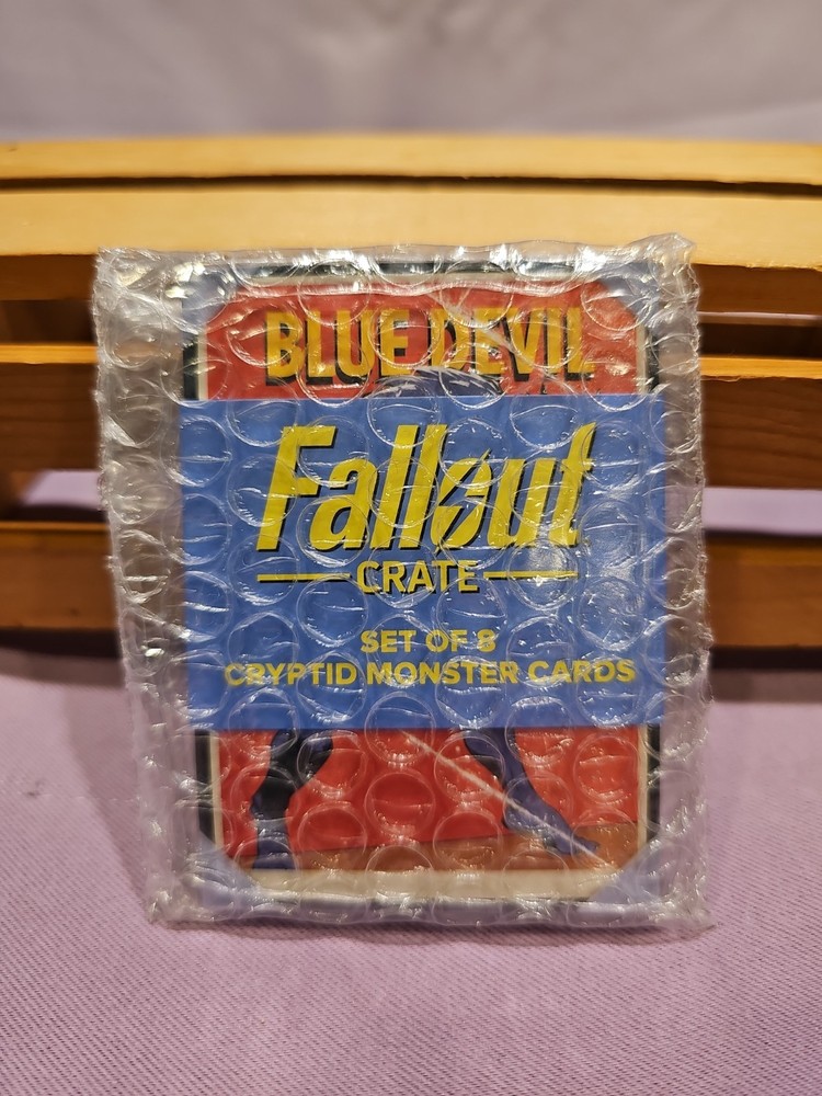 Fallout Loot Crate Exclusive Set Of 8 Cryptid Monster Cards Unopened