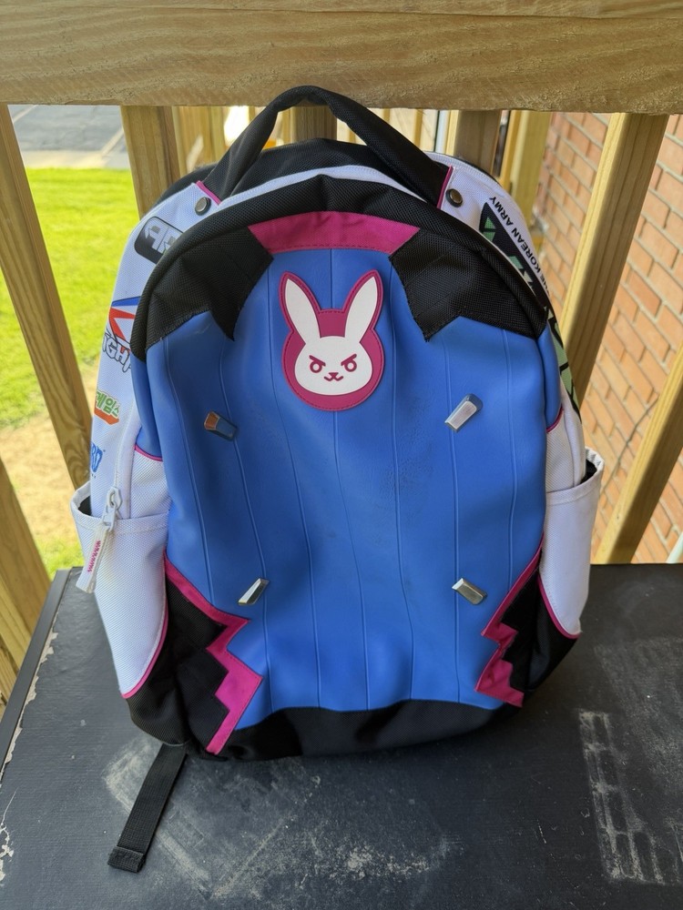 OVERWATCH D.Va Bunny Backpack Blizzard Authentic 2017 Unisex Awesome Condition!