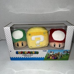 Super Mario Power Up Pack Mini Plush Set 3 TOMY Club Mocchi-Mocchi Plush Toys