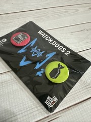 Watch Dogs 2 Collectable Pin Set NEW! UBISOFT 2016