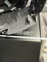 Mass Effect N7 Helmet Andromeda Variant 1:1 Scale Wearable Helmet LED Light VG+