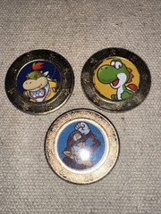 Lot of 3 Frankford Super Mario Wonder Ball Gold Coin