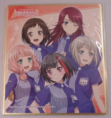~Afterglow~ Canvas Style Illustration Shikishi Mini ArtBoard Bang Dream x Lawson