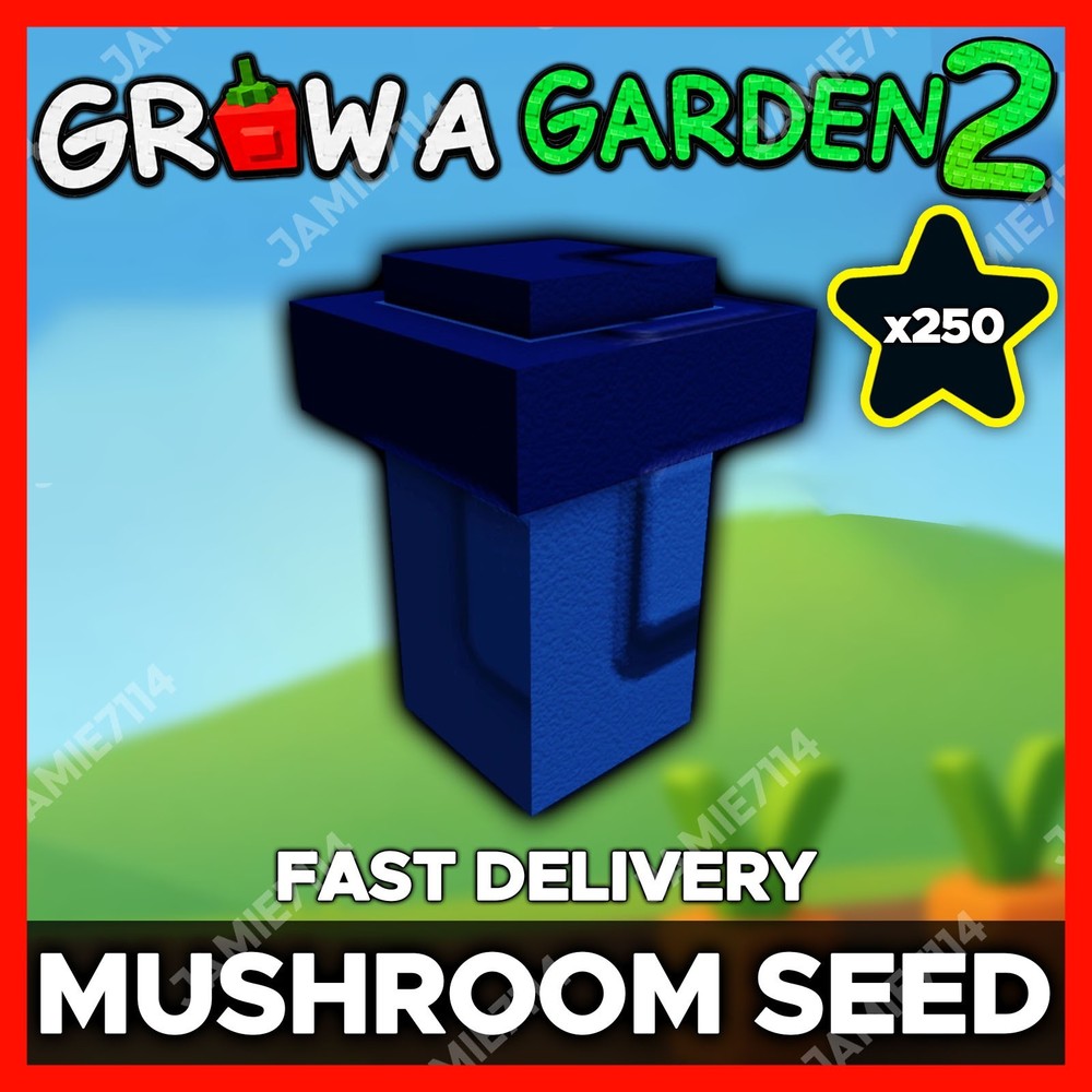 🪴Grow a Garden 2 | Mushroom Seed x250 | GAG2 Fast & Easy