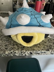 Nintendo Super Mario Kart Decorative 14″ Pillow Plush Spiny Blue Shell [w/ Tag]