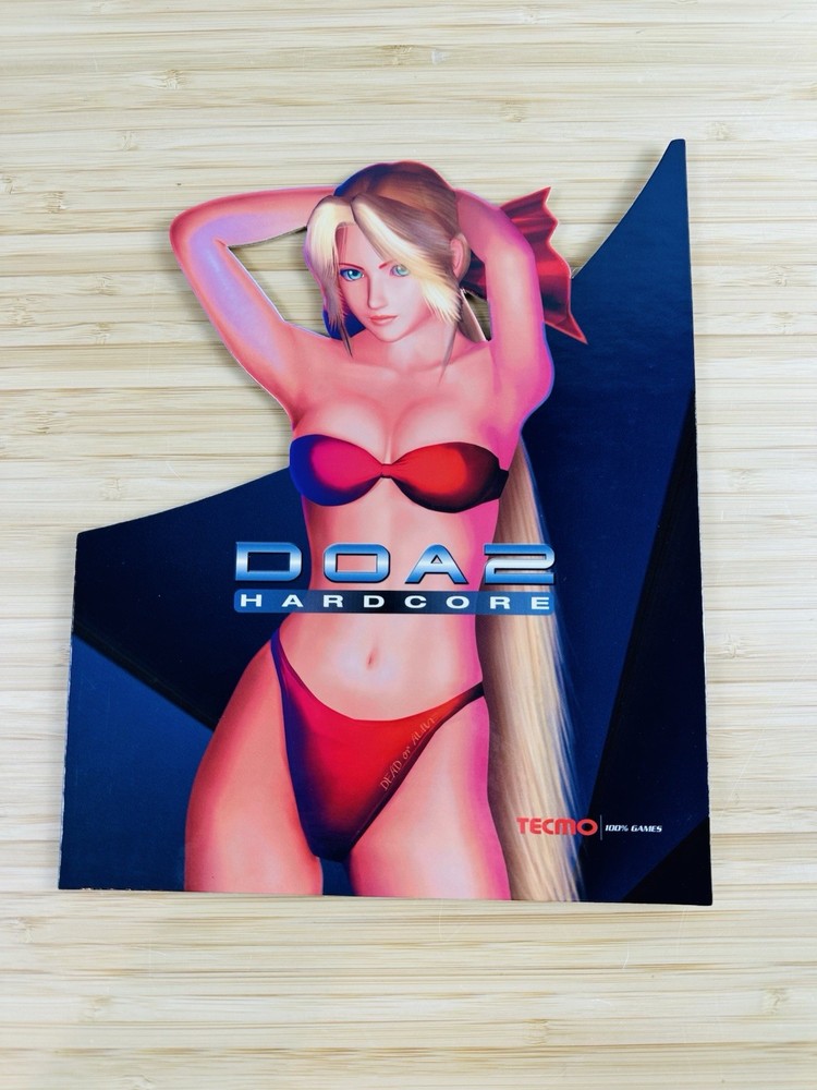 Tecmo – Dead or Alive DOA 2 Hardcore – Promo Countertop Display Standee