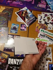 BIG LOT Various Video Gaming Material Limited Run Playasia Stickers Cards Poster