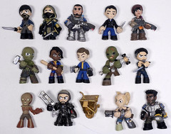 Lot of 15 Funko Mystery Minis Figures Assorted Gears of War Fallout Bethesda