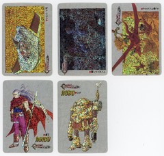 Chrono Trigger Prism Cards 1995 Japan Bonus Not For Sale 5/18 Digital Foil USED