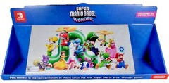 Super Mario Bros Wonder Horizontal Store Sign Header Display Shelf Nintendo Rare
