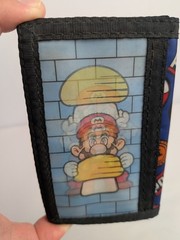 Avon Super Mario Bros. Lenticular Hologram Wallet Nintendo NES Trifold 1990’s