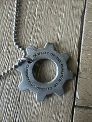 Gears of War Cog Tag Necklace