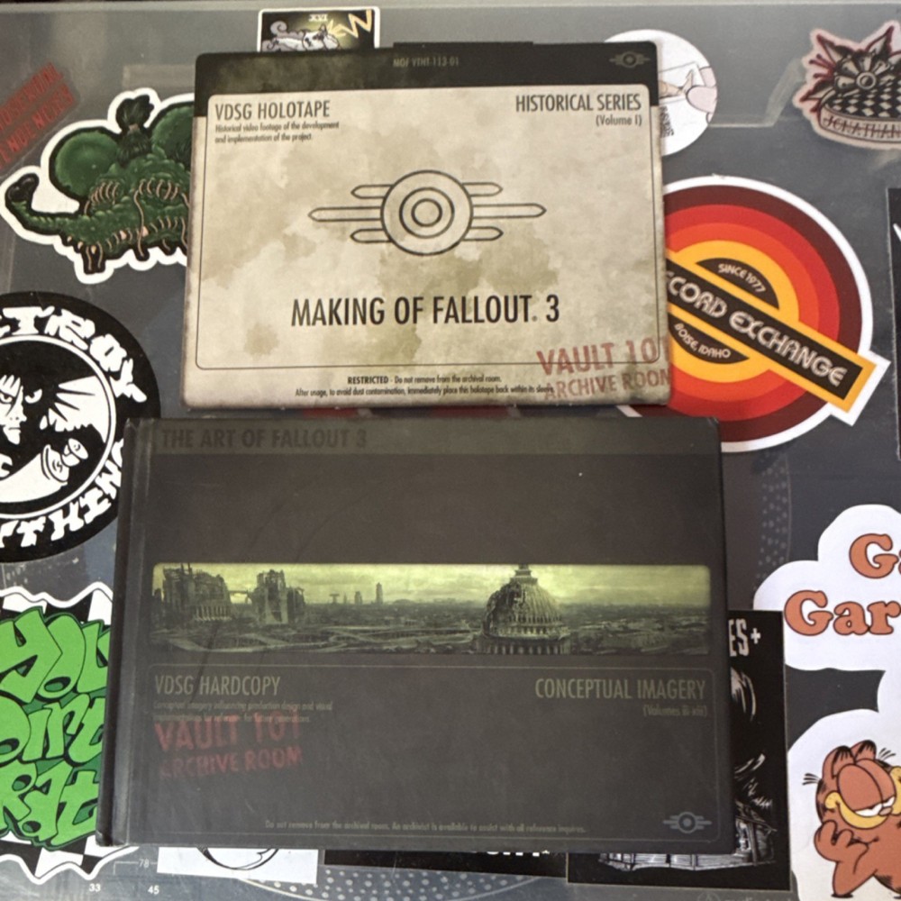 Bethesda Vault Boy Concept Art Book Fallout 3 Vault 101 Archive Fallout Series