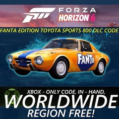 Forza Horizon 6 promo 1965 Toyota Sports 800 FANTA EDITION region free FAST SHIP