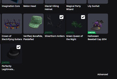 Green Queen of The Night Roblox Limiteds | Roblox Limiteds | Clean & Safe
