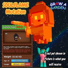 SOULFLAME Reaper. Age/Weight Shown In Photo. Grow A Garden. Same Day