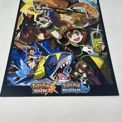 E3 Pokemon Sun & Moon With Alola Region Map Dual Sided Glossy Poster 11×17 2016