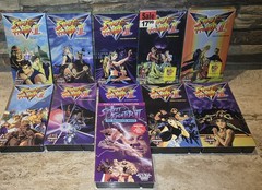 Vintage Manga Video Street Fighter II V VHS Lot 1-10 + Animated Movie
