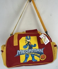 NWT MEGAMAN NT Warrior 2006 Capcom Promotional Duffle Bag Nintendo NES SNES Vtg