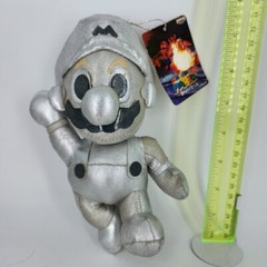 Super Mario 64 Plush 1996 BANPRESTO NINTENDO N64 Metal Mario VERY RARE TAGGED