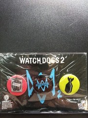 UBISOFT WATCHDOGS 2 – 3 BUTTON PIN SET 2016 GAMESTOP EXCLUSIVE FACTORY SEALED